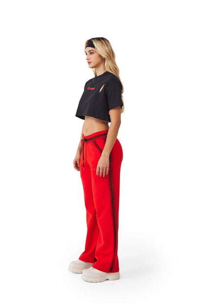 CROP TOP CLEMONT SOFFERENZA NEGRO