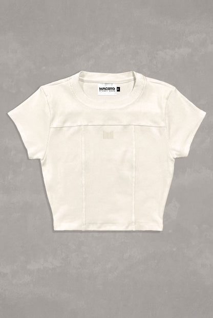 CROP TOP MACETO LISBOA CRUDO