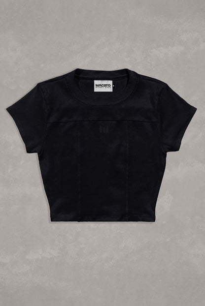 CROP TOP MACETO LISBOA NEGRO