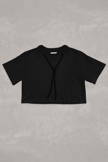 CROP TOP MACETO PARIS NEGRO
