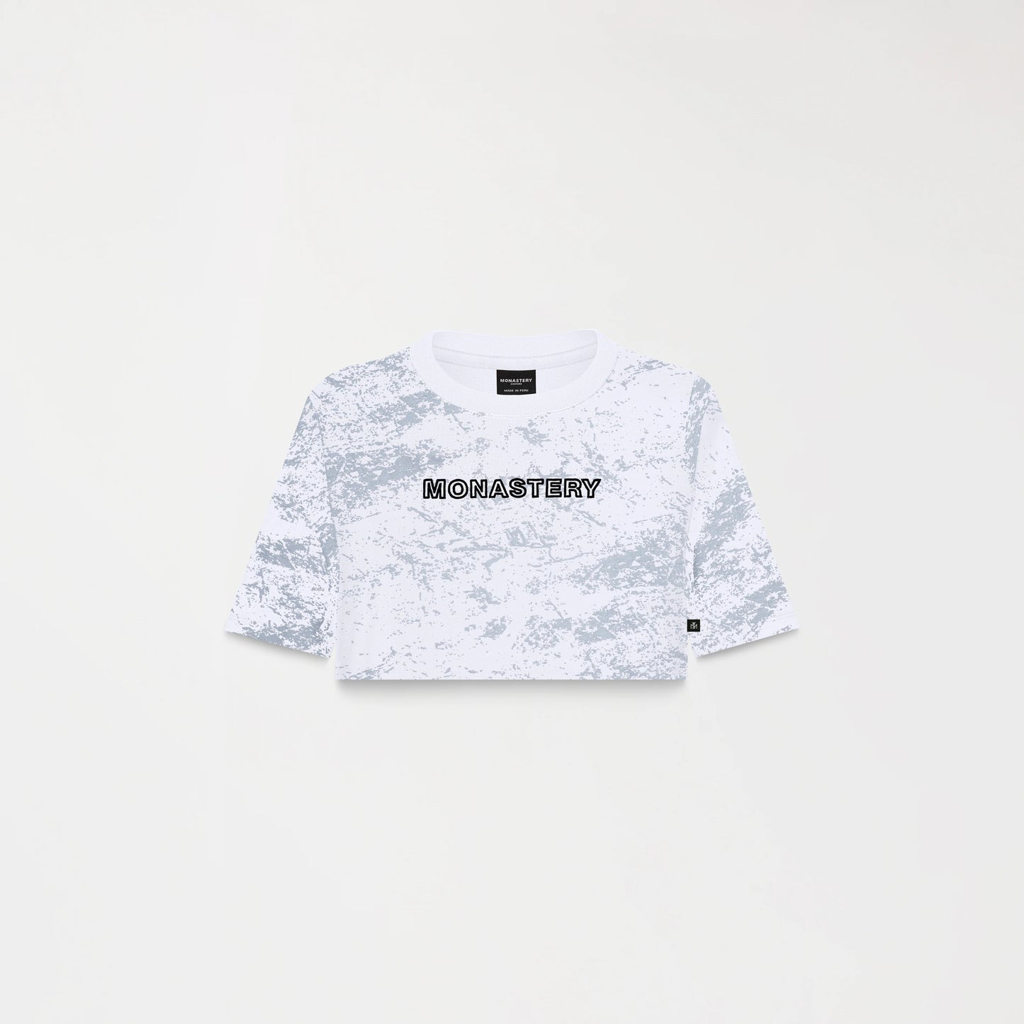 CROP TOP MONASTERY BRYNN LUCENT WHITE