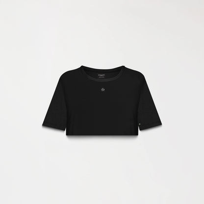 CROP TOP MONASTERY CANELA BLACK