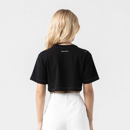 CROP TOP MONASTERY CANELA BLACK