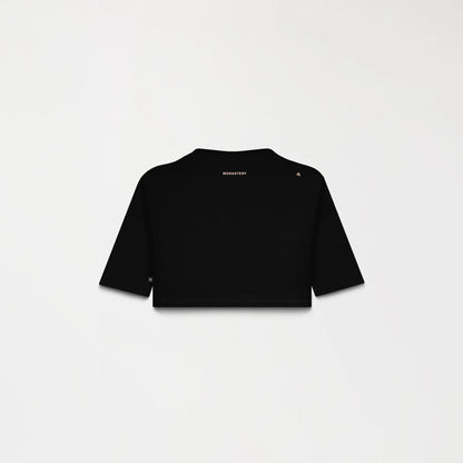 CROP TOP MONASTERY SUMMER BLACK