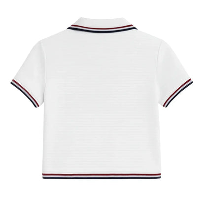 CROP TOP NEA CLAIRE MARFIL