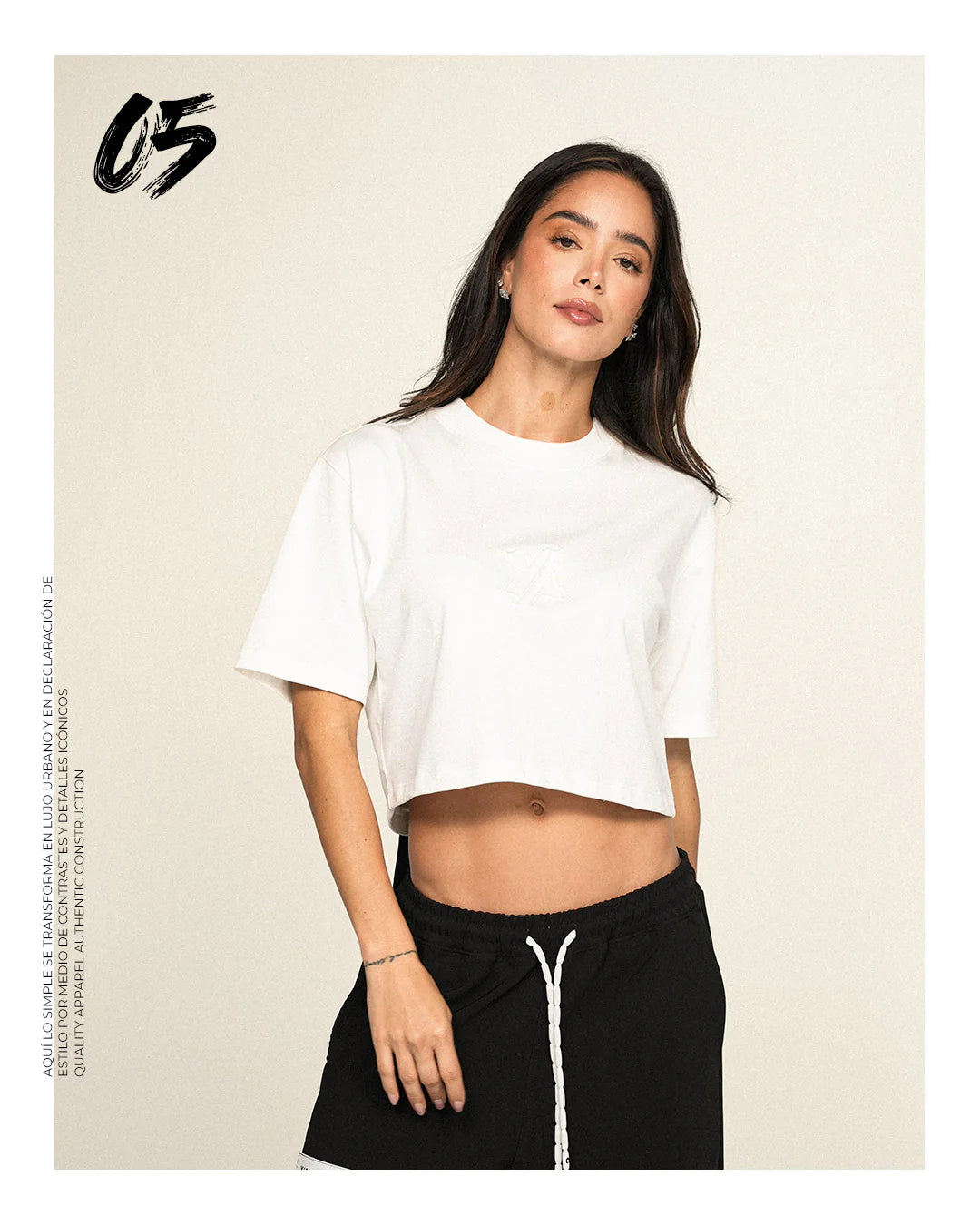 CROP TOP Y OUT DESTROYED