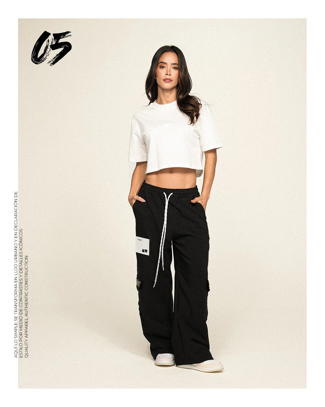 CROP TOP Y OUT DESTROYED