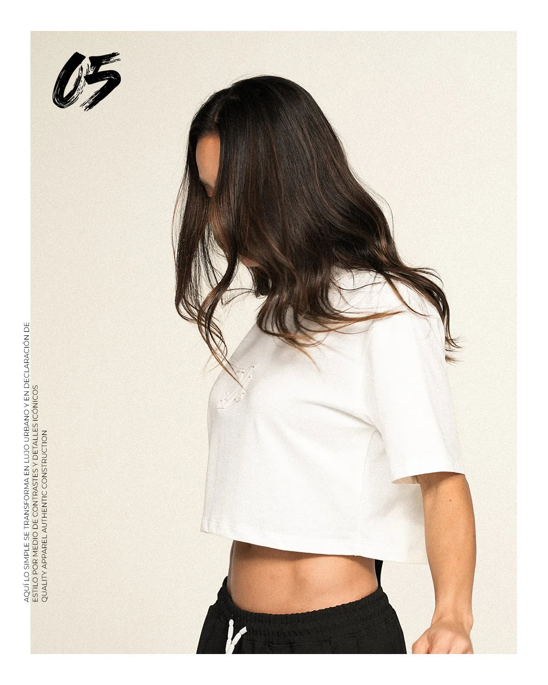 CROP TOP Y OUT DESTROYED