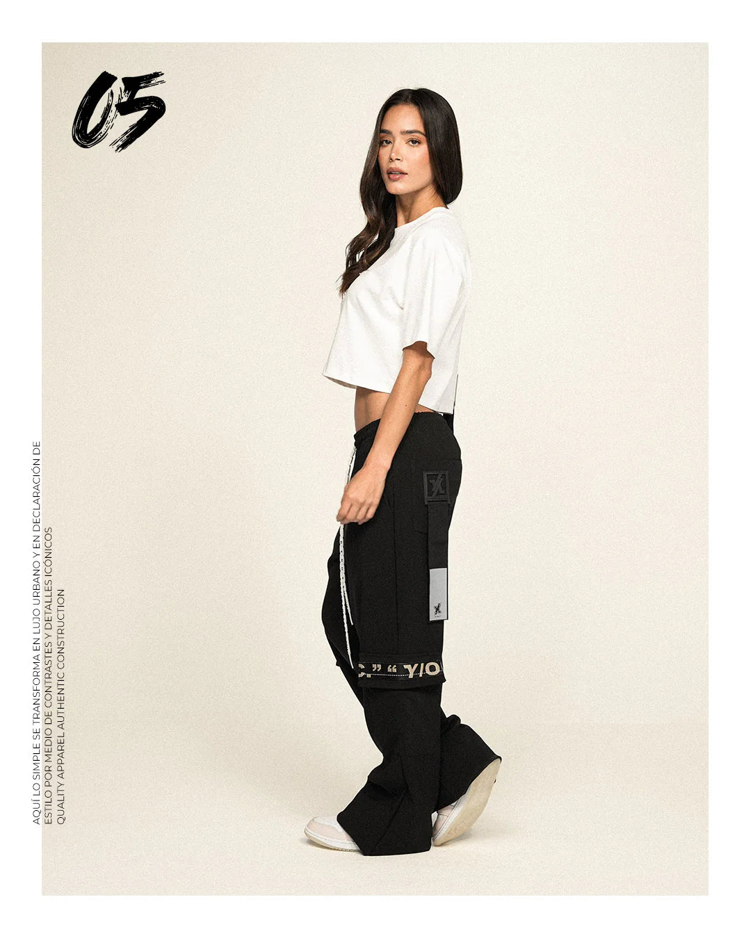 CROP TOP Y OUT DESTROYED