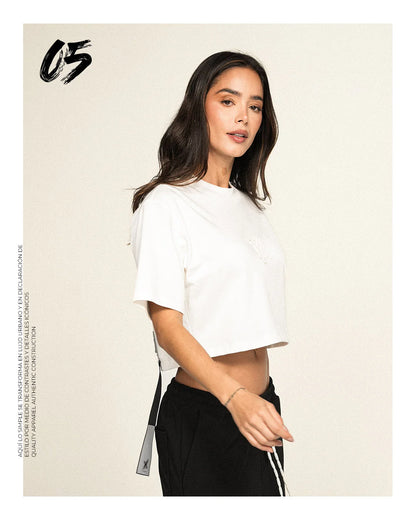 CROP TOP Y OUT DESTROYED