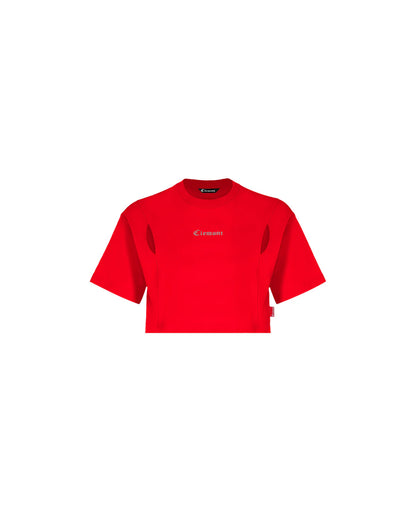 CROP TOP CLEMONT RAGGIANTE RED