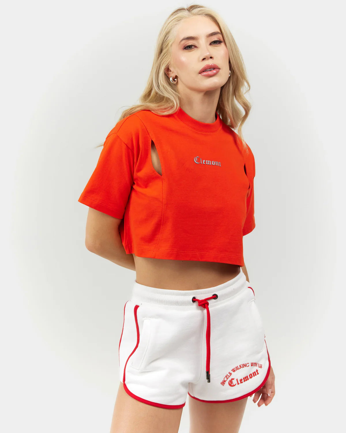 CROP TOP CLEMONT RAGGIANTE RED