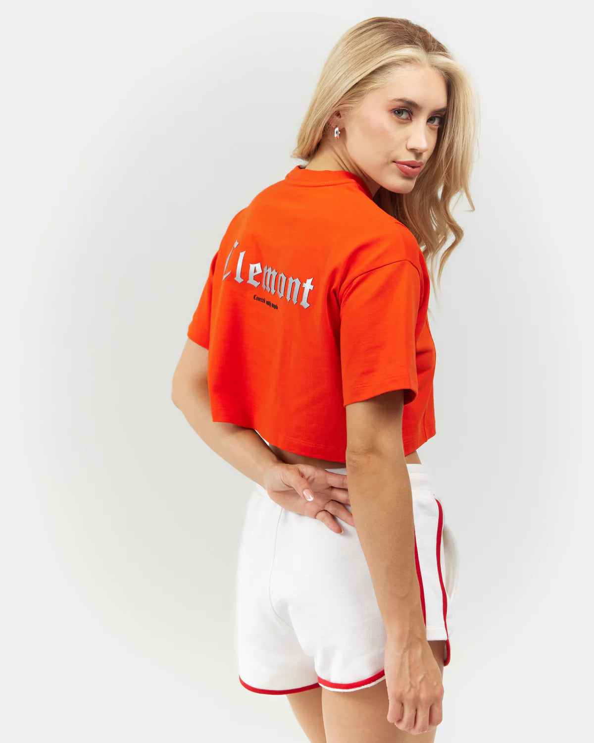 CROP TOP CLEMONT RAGGIANTE RED