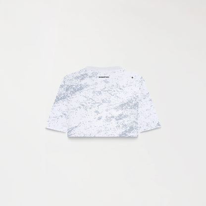 CROP TOP MONASTERY BRYNN LUCENT WHITE