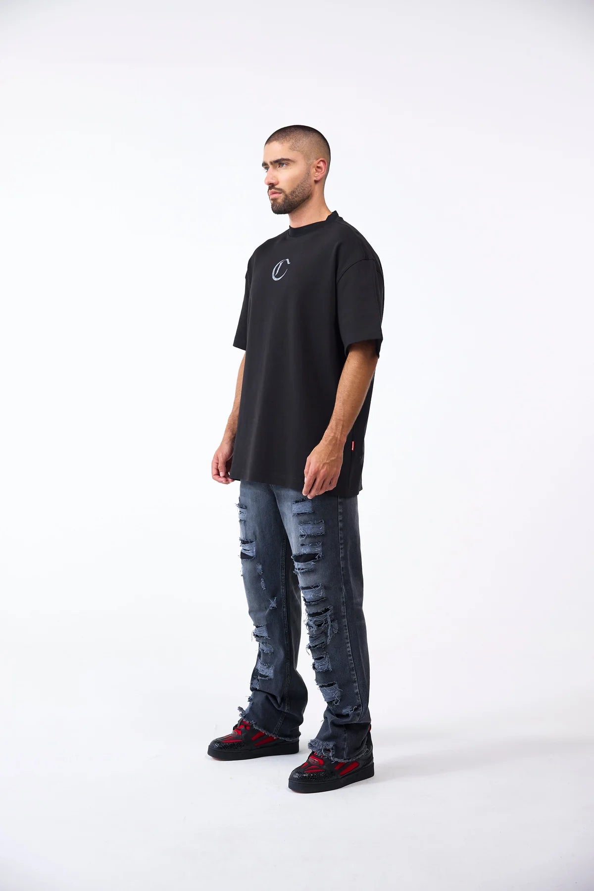 CAMISETA CLEMONT OVERSIZED NOCTURNA NEGRO