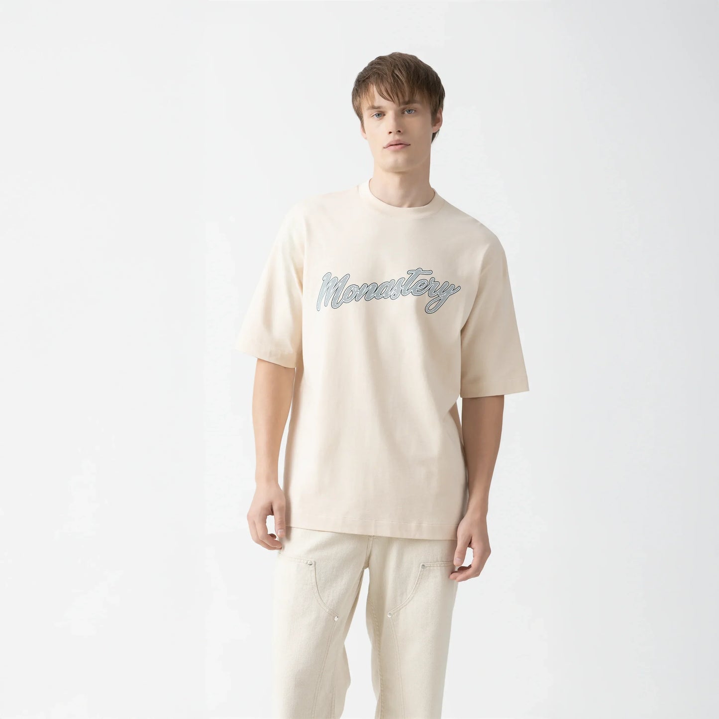 CAMISETA OVERSIZED MONASTERY SMOKY SAND