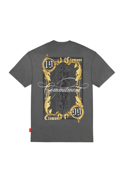 CAMISETA CLEMONT CUPOLA GRIS OSCURO