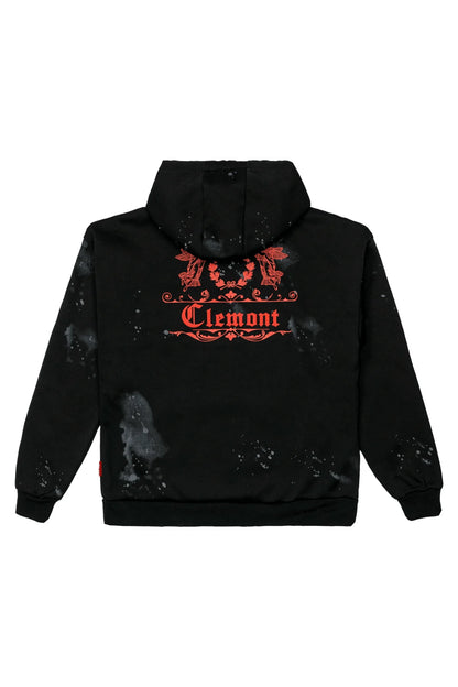 HOODIE CLEMONT INTRECCIO BLACK