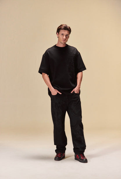 CAMISETA CLEMONT OVERSIZED GIUNCO BLACK