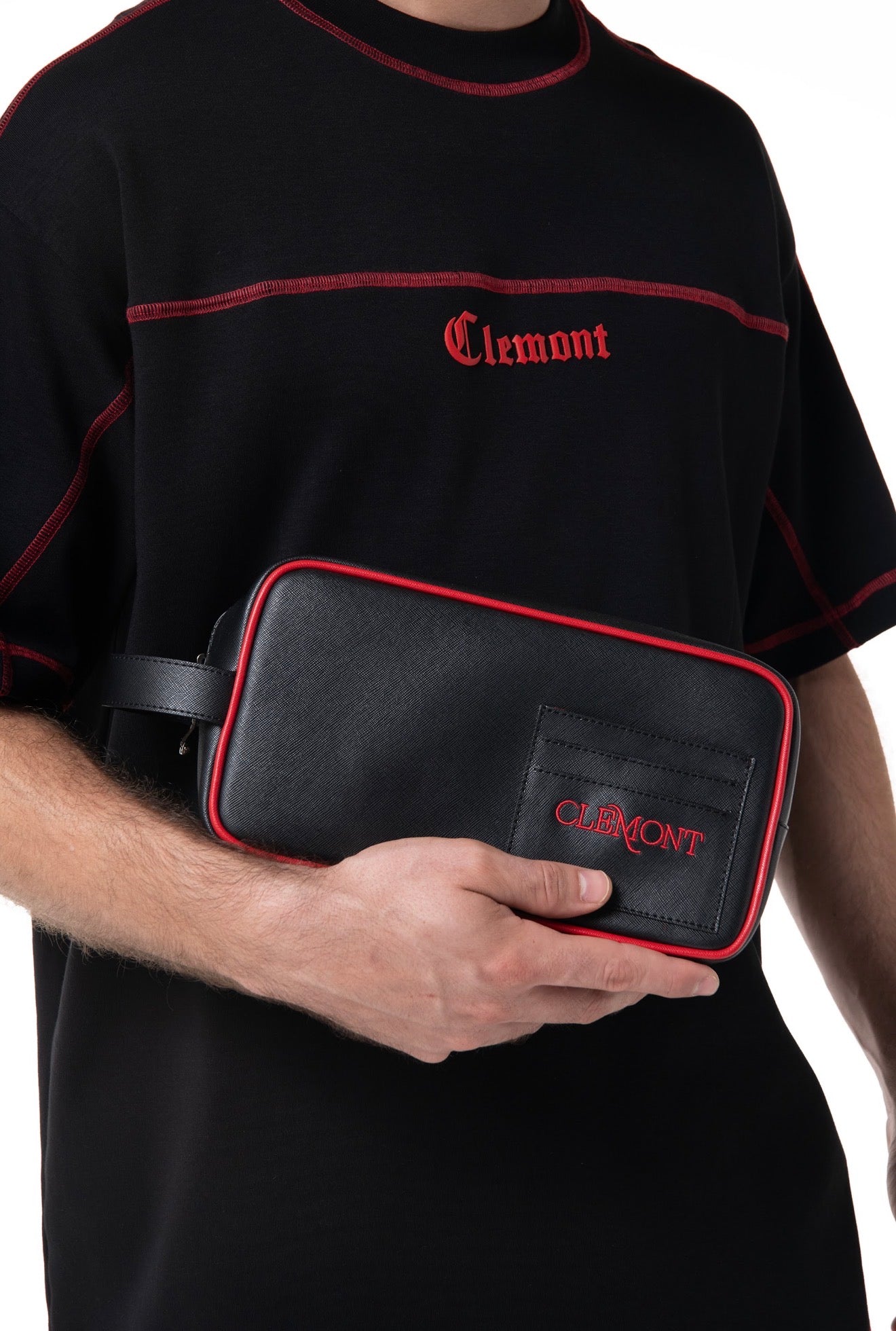 NECESER CLEMONT CLUTCH ARCA BLACK