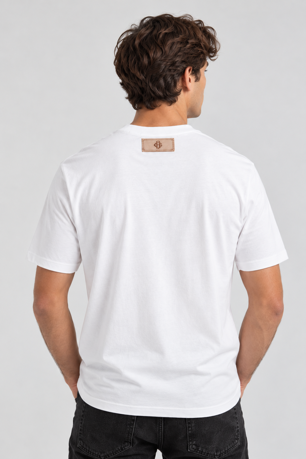 CAMISETA CAPI HORSESHOE PATCH BLANCA