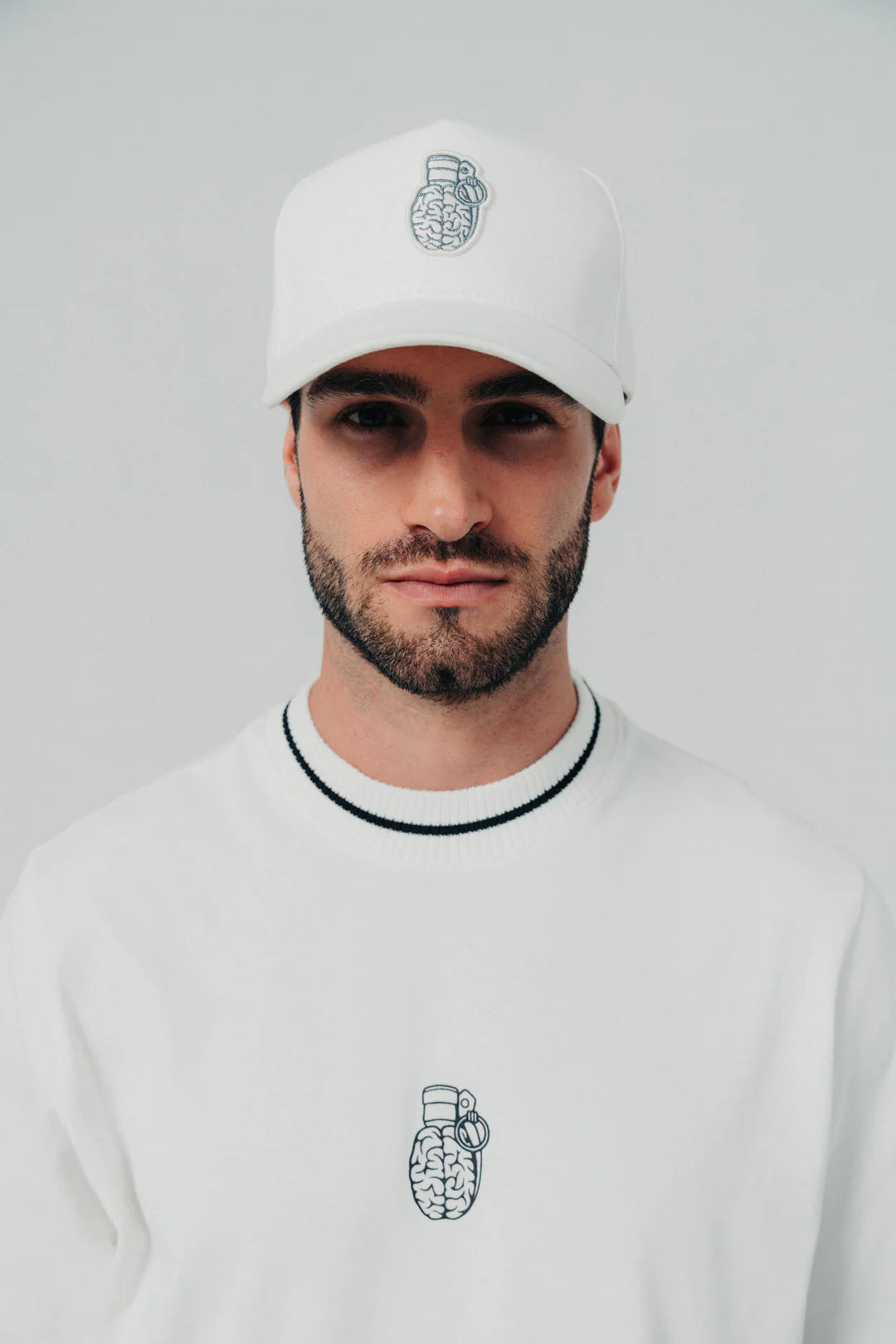 GORRA BLOW UP IVORY G7-1010