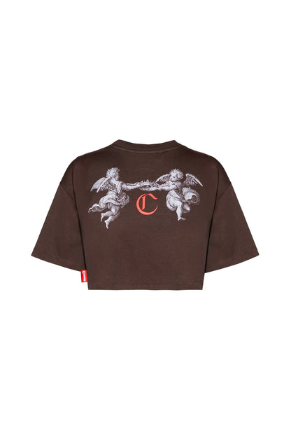 CROP TOP CLEMONT OVERSIZED OROLOGIO MOCCA