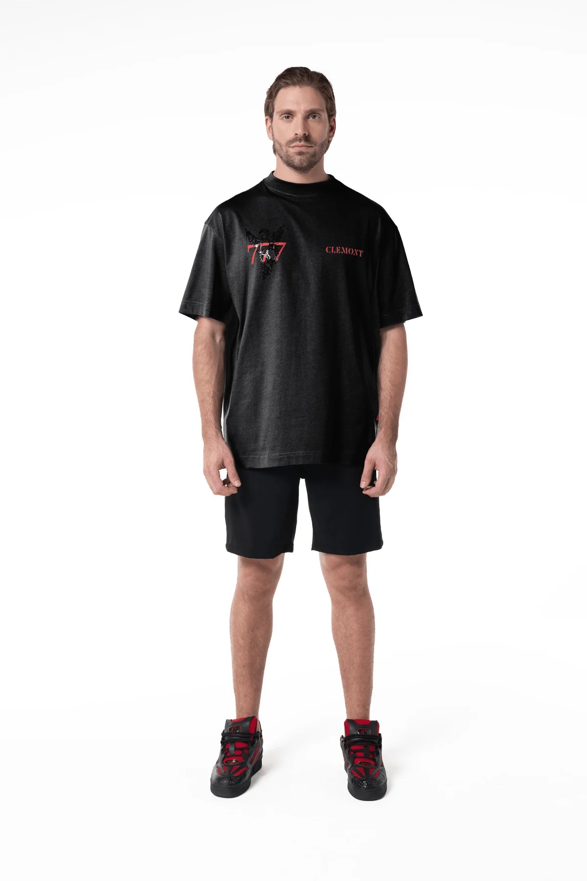 CAMISETA CLEMONT OVERSIZED PROMESSA BLACK