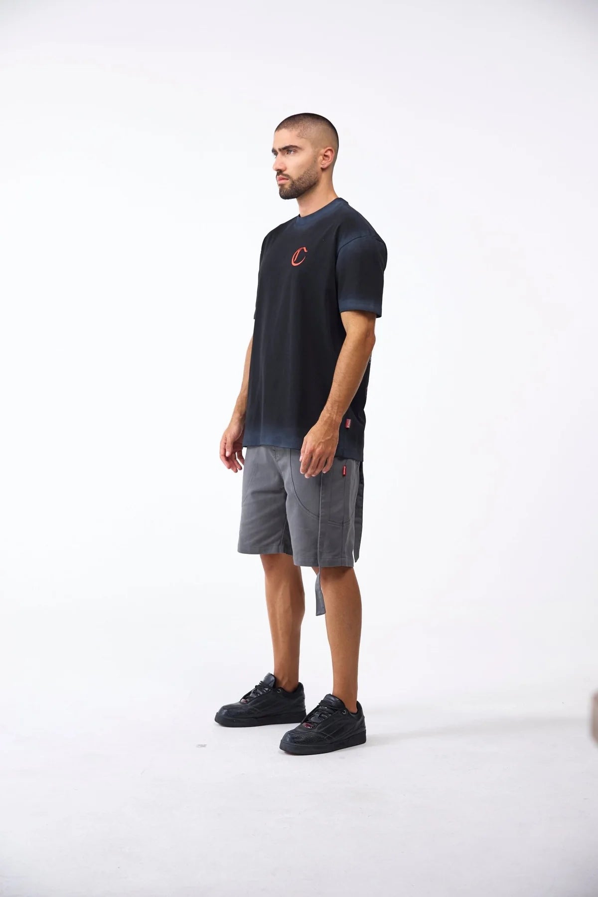 CAMISETA CLEMONT INTAGLIO NEGRO