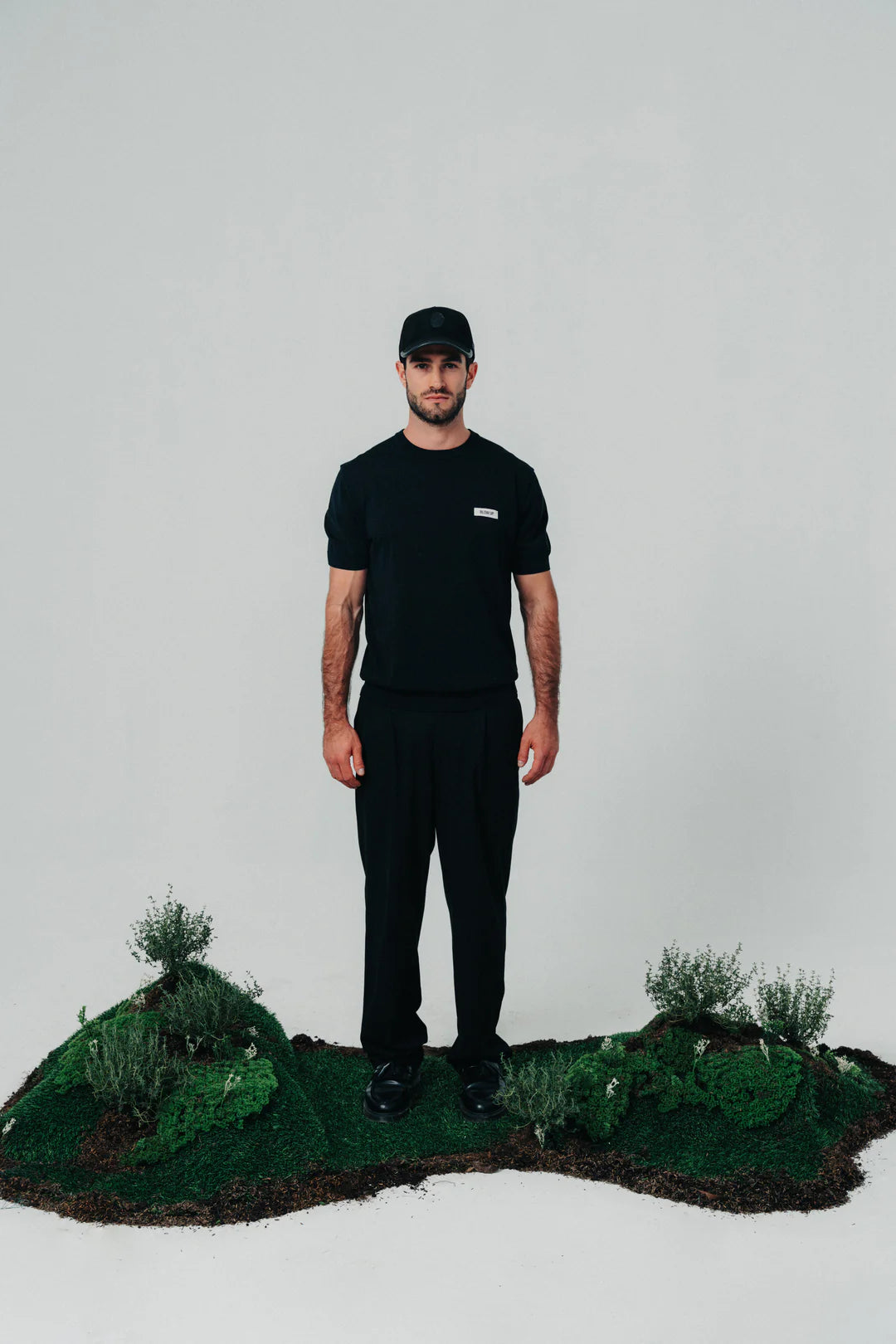 CAMISETA BLOW UP BLACK KNITTED CT1-1100