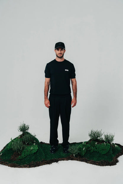 CAMISETA BLOW UP BLACK KNITTED CT1-1100