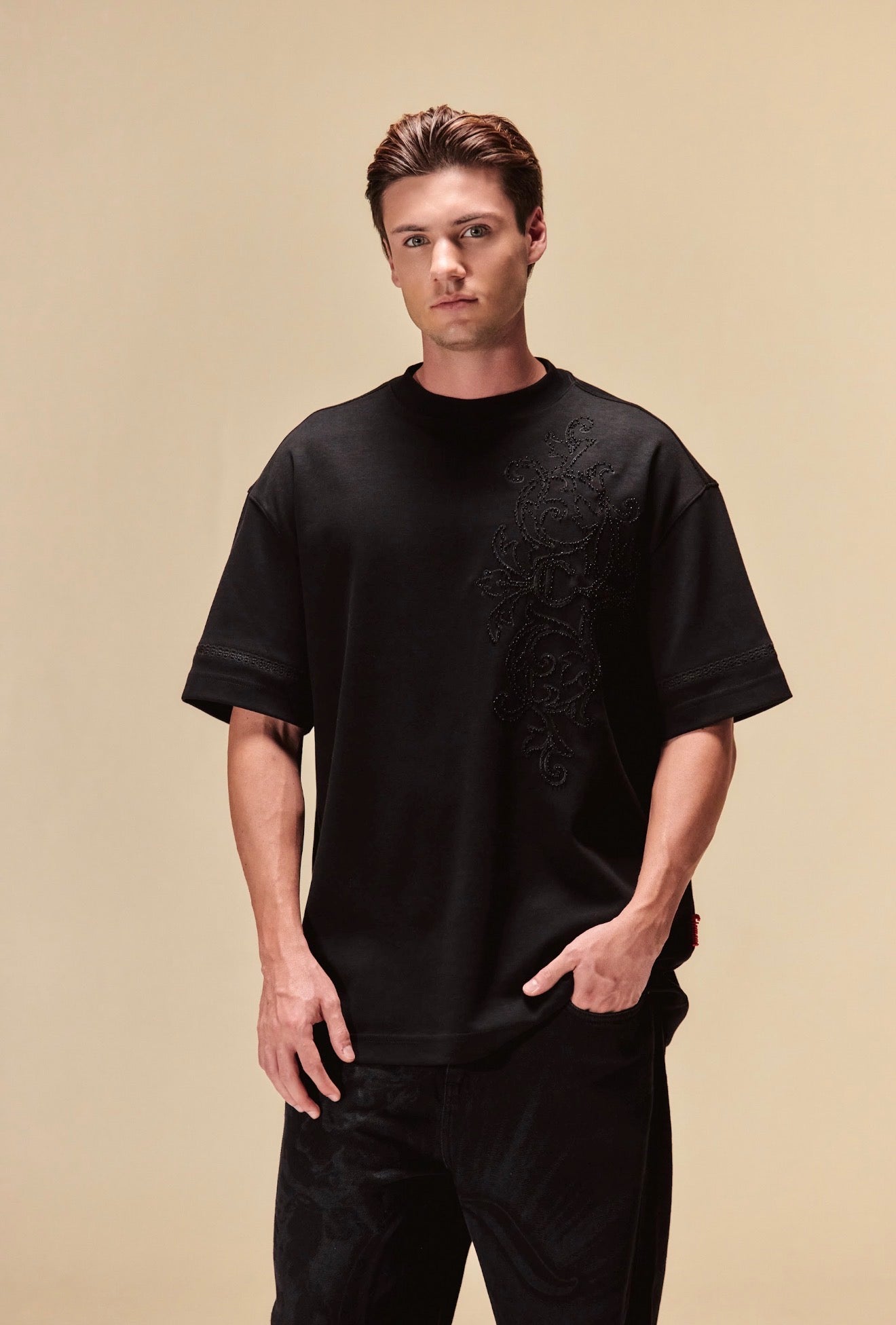 CAMISETA CLEMONT OVERSIZED GIUNCO BLACK