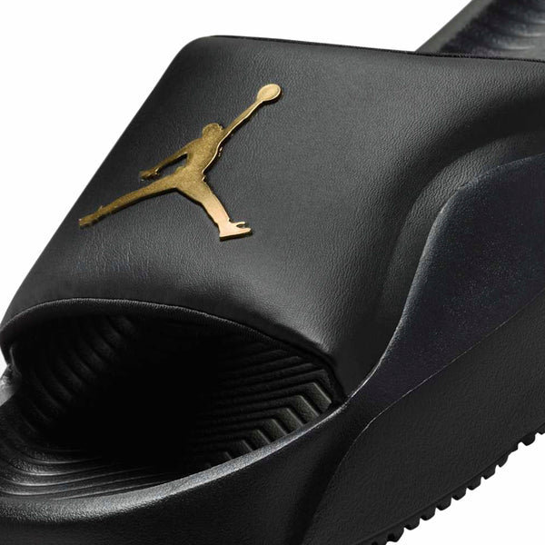 CHANCLAS JORDAN FRANCHISE BLACK METALLIC GOLD