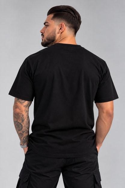 CAMISETA CAPI HORSESHOE RUBBER NEGRA