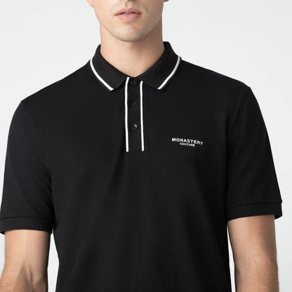 CAMISETA POLO MONASTERY VIGOR BLACK