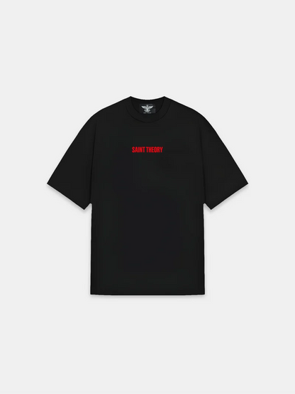 CAMISETA SAINT THEORY SECRET VERSE REBEL ANGEL BLACK RED
