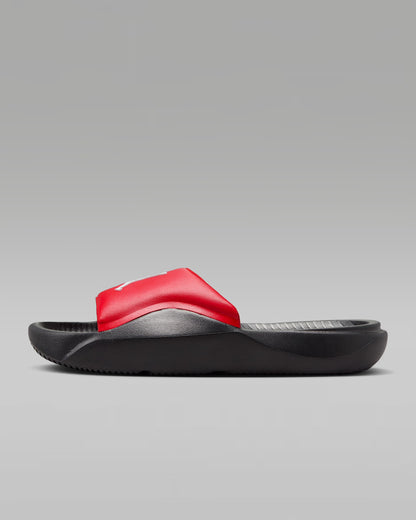 CHANCLAS JORDAN FRANCHISE BLACK RED