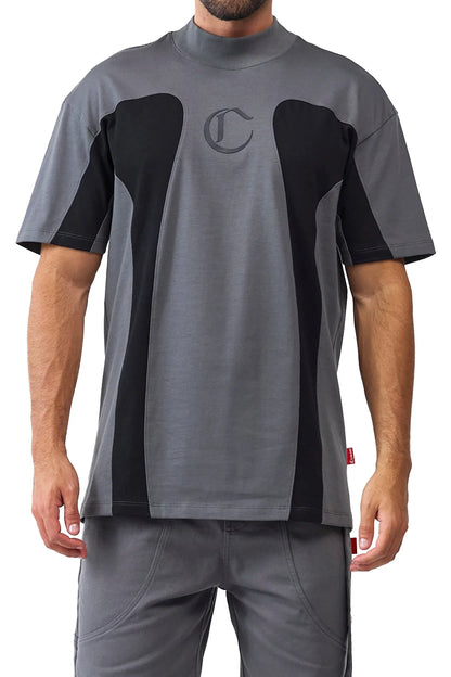 CAMISETA CLEMONT RAGNO GRIS NEGRO