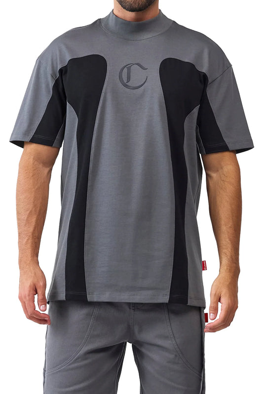 CAMISETA CLEMONT RAGNO GRIS NEGRO