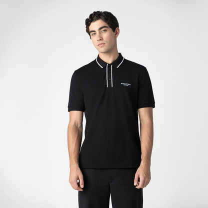 CAMISETA POLO MONASTERY VIGOR BLACK