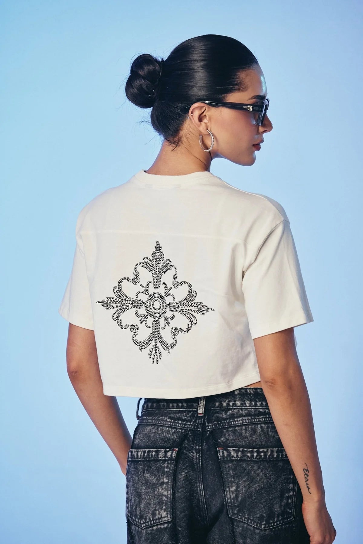 CROP TOP CLEMONT ATTRAZIONE CREAM