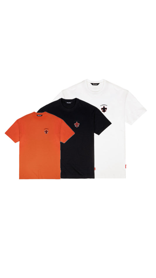 3 PACK CLEMONT SINUOSO BLACK RED CREAM