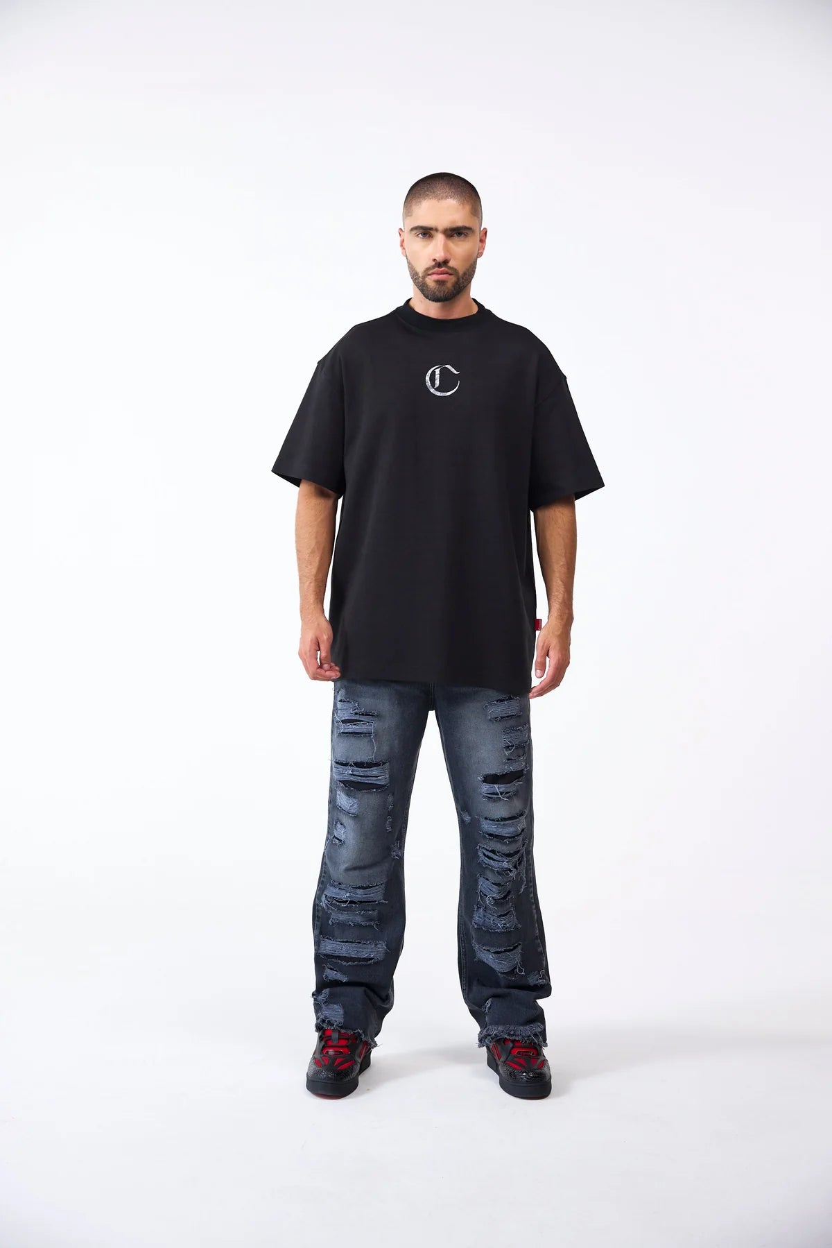 CAMISETA CLEMONT OVERSIZED NOCTURNA NEGRO