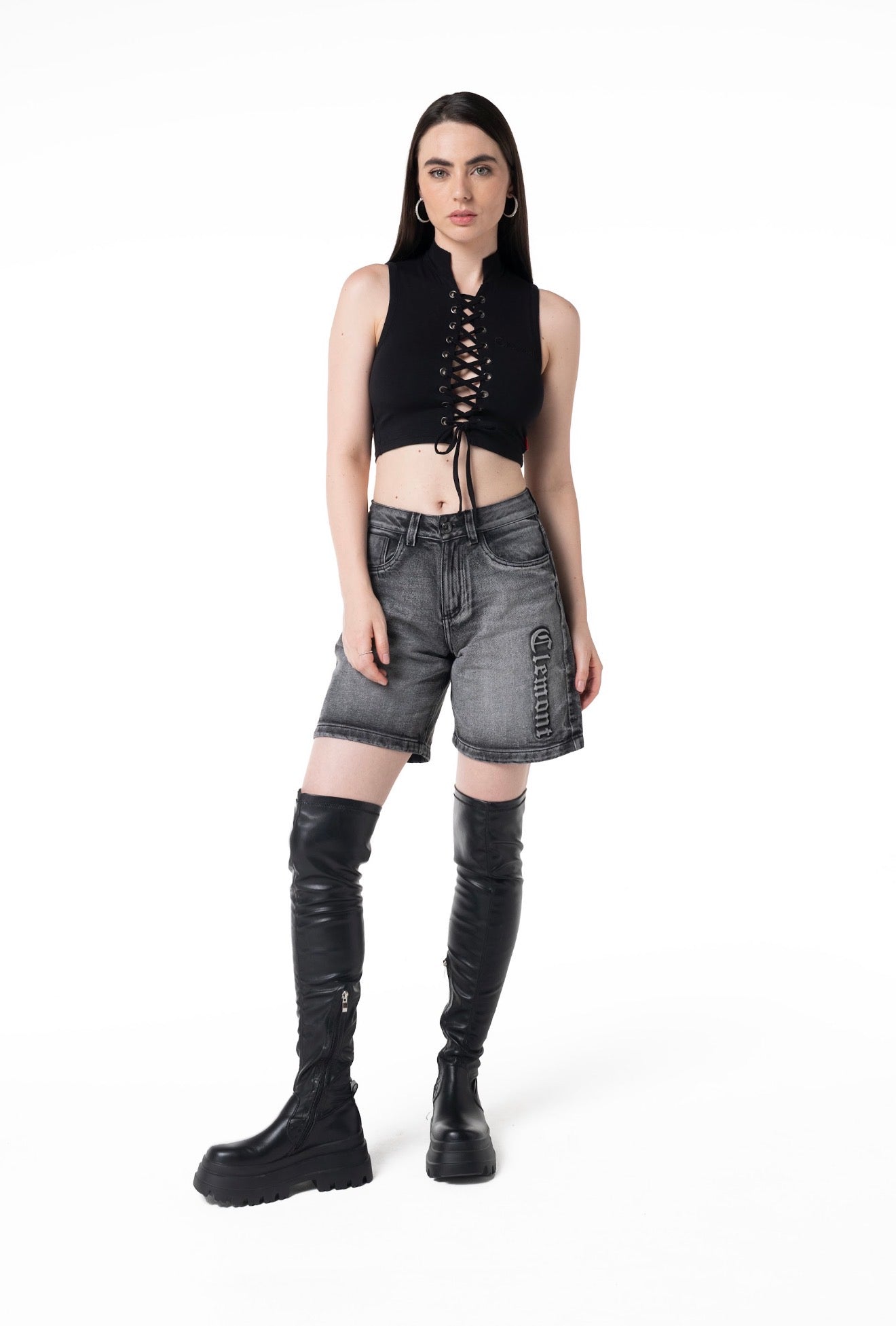 TANK TOP CLEMONT SCOMPARSO BLACK
