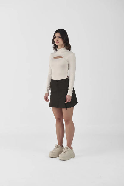 FALDA CLEMONT SPLENDENTE NEGRO
