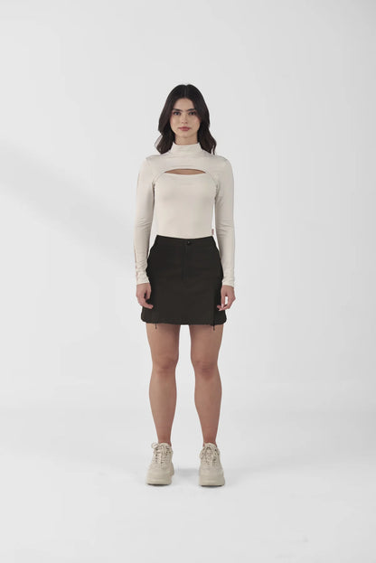 FALDA CLEMONT SPLENDENTE NEGRO