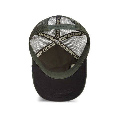 GORRA GOORIN 101-2392 THE CANCELLED SKULL DARK GREEN