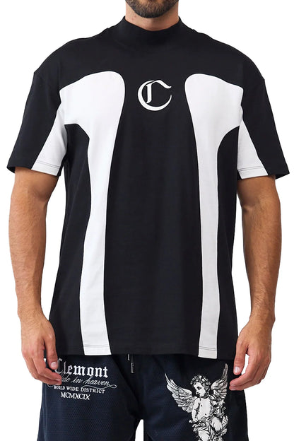 CAMISETA CLEMONT RAGNO NEGRO CREMA