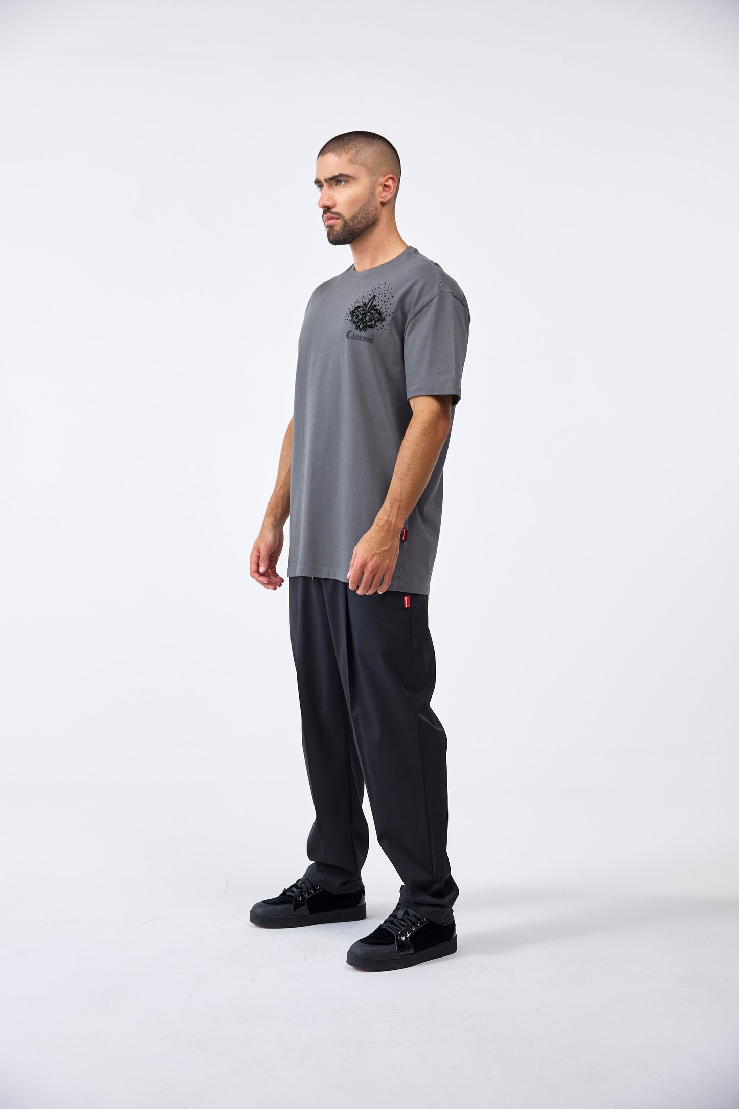 CAMISETA CLEMONT TELESMA GRIS OSCURO
