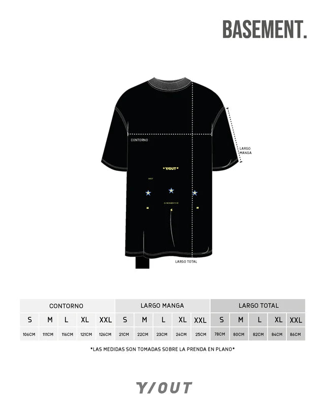 CAMISETA Y/OUT THE REAL T SHIRT